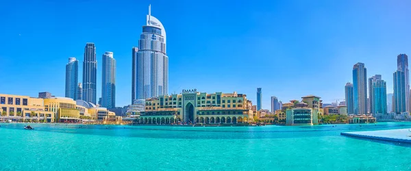 Dubai Emiratos Árabes Unidos Marzo 2020 Centro Dubái Distrito Más — Foto de Stock