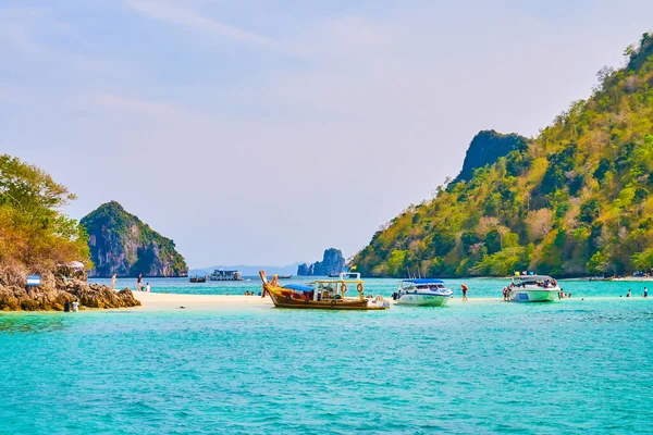 Nang Thailandia Aprile 2019 Isole Koh Mor Koh Tup Durante — Foto Stock