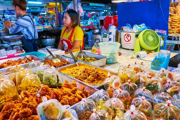Chiang Mai Tailandia Mayo 2019 Amplia Gama Comida Tradicional Tailandesa —  Fotos de Stock