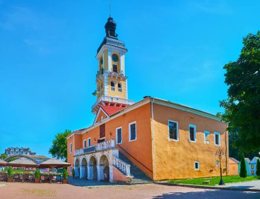 Polonya Pazar Meydanı 'nın (Polsky Runok) tarihi binası olan Panorama, günümüzde müze olarak hizmet veren Kamianets-Podilskyi, Ukrayna