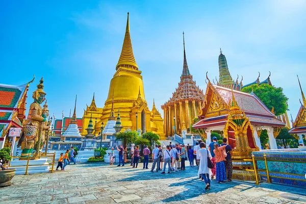 Bangkok Thailandia Maggio 2019 Cortile Interno Ogf Grand Palace Con — Foto Stock