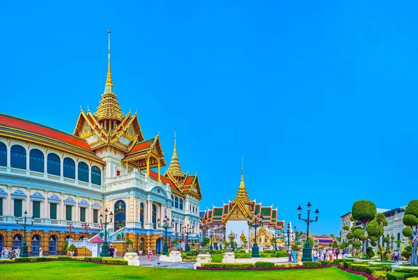 Bangkok Thailand May 2019 View Facade Phra Thinang Chakri Maha — стокове фото