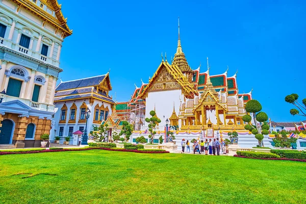 Bangkok Thailandia Maggio 2019 Vista Phra Thinang Dusit Maha Prasat — Foto Stock