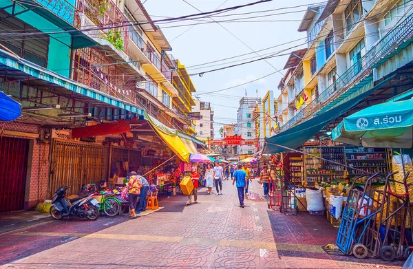Bangkok Thailand May 2019 방콕의 차이나타운 시장중 시장의 — 스톡 사진