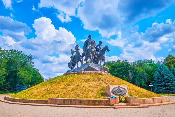 Центральным Объектом Парка Славы Парк Славы Является Памятник Освободительной Войны — стоковое фото
