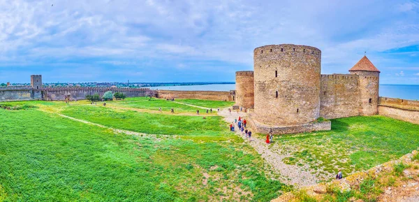 Bilhorod Ucraina Giugno 2021 Panorama Della Fortezza Akkerman Del Fiume — Foto Stock