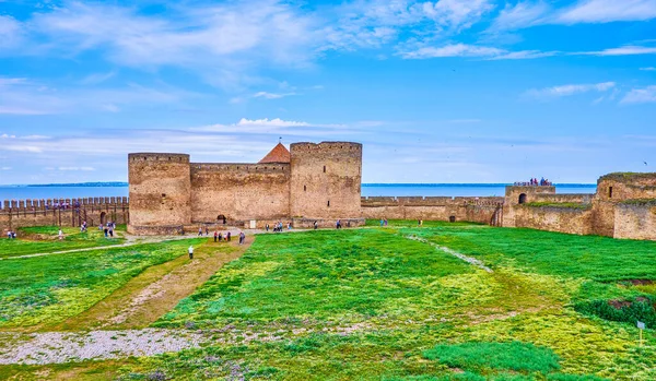 Fortezza Medievale Akkerman Principale Cittadella Storica Dell Ucraina Meridionale Bilhorod — Foto Stock
