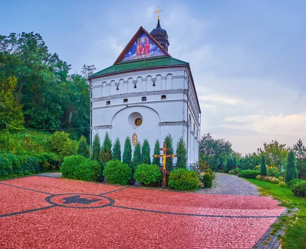 Façade Église Historique Pierre Paul Sommet Colline Chyhyryn Ukraine — Photo