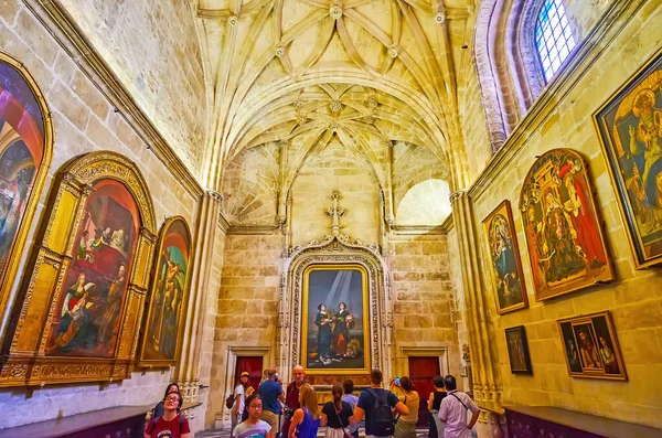 Seville España Septiembre 2019 Modesto Interior Gótico Sacristía Cáliz Sacristia — Foto de Stock