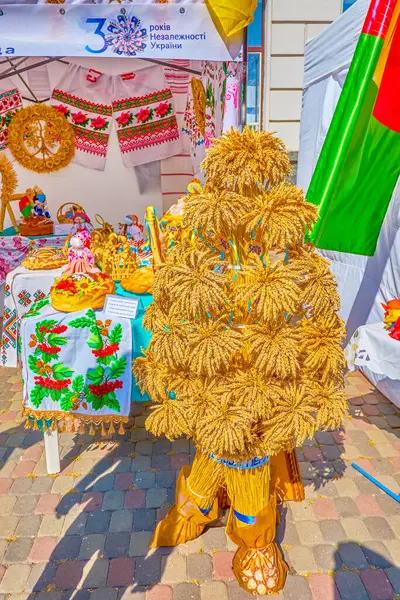 Ein Bündel Weizen Stand Der Handwerker Auf Dem Unabhängigkeitstag Der — Stockfoto