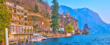 Lugano Gölü, Castagnola mahallesinde bir ev, Lugano, İsviçre