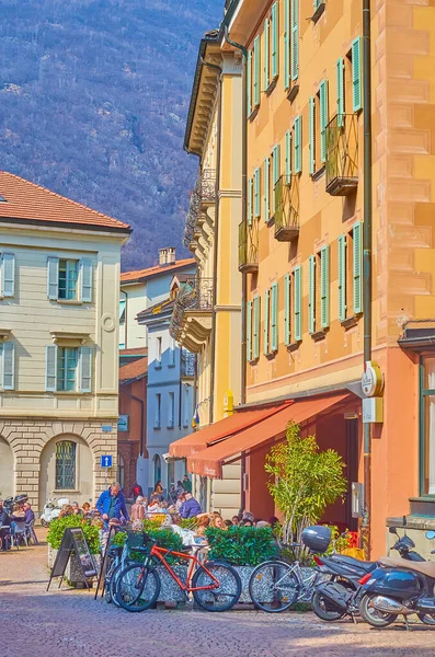 Bellinzona Switzerland March 2022 Urban Scene Bellinzona City Day Switzerland — Stock Photo, Image