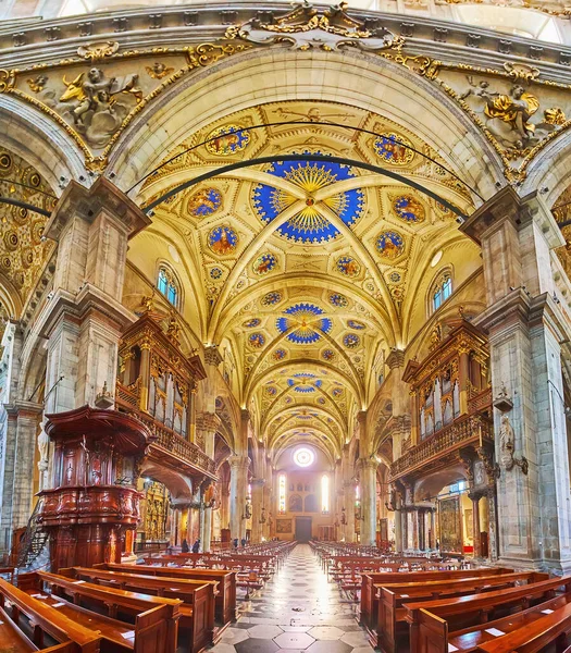 Como Italy March 2022 Santa Maria Assunta Cathedral Boasts Richly — Stock Photo, Image