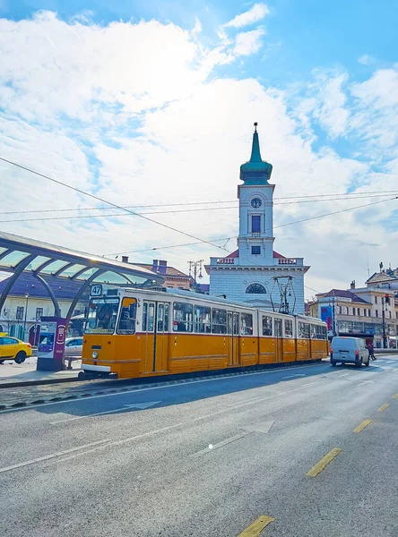 Calvin Meydanı Nda Kalvin Ter Budapeşte Macaristan Bulunan Reform Kilisesi — Stok fotoğraf