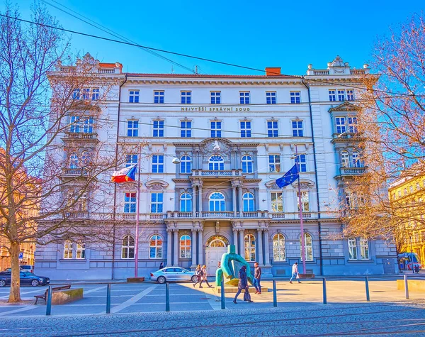 Brno Czech Cumhuriyet Mart 2022 Moravian Meydanı Ndaki Yüksek Mahkeme — Stok fotoğraf