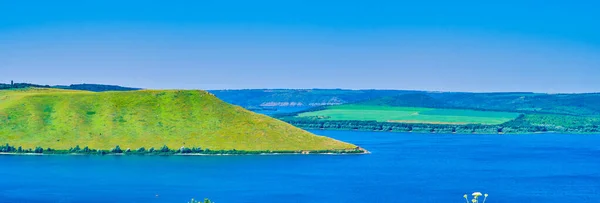 Bakota Bay Dnjestr Rivier Podilski Tovtry Nationaal Natuurpark Oekraïne — Stockfoto