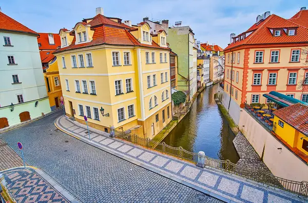 Kleinseite Und Teufelskanal Prag Tschechische Republik — Stockfoto