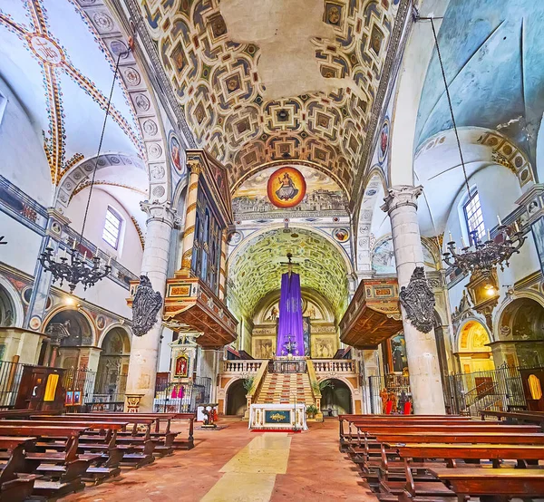 Brescia Italia Abril 2022 Iglesia San Giuseppe Con Decoraciones Piedra —  Fotos de Stock