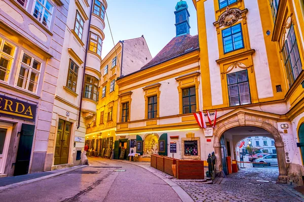 Wien Österreich Februar 2019 Das Mittelalterliche Herz Der Inneren Stadt — Stockfoto