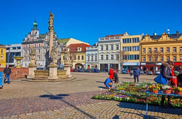 Kolin República Checa Marzo 2022 Los Puestos Del Mercado Floral —  Fotos de Stock