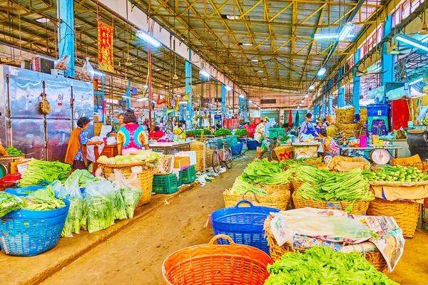バンコク エイプリル社2019年4月23日 王Burapha Philom農業市場 タイのバンコクで4月23日 — ストック写真