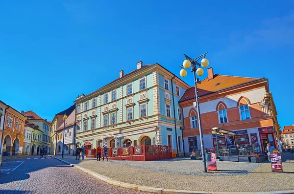 Kutna Hora Czech Republic March 2022 Exterior Elegant Historic Houses — Stock Photo, Image