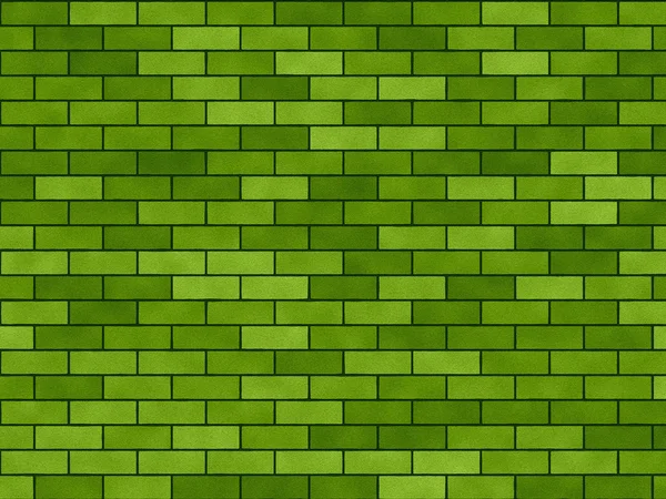 Background green "A brick wall" — Stock Photo, Image