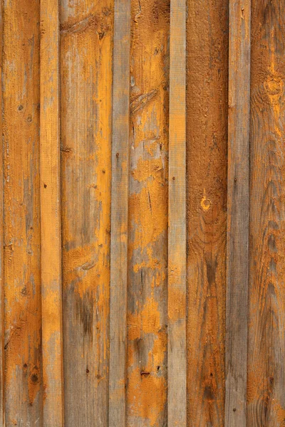 De achtergrond van oude geschilderde planken van het hek — Stockfoto