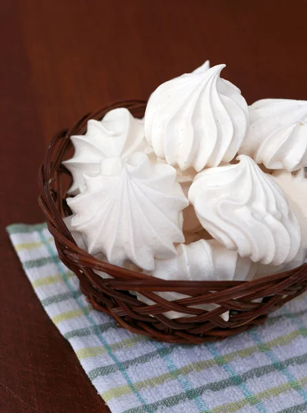 Close up on meringue — Stock Photo, Image