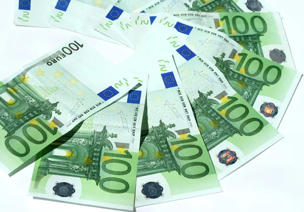 100 euro-bankbiljetten — Stockfoto