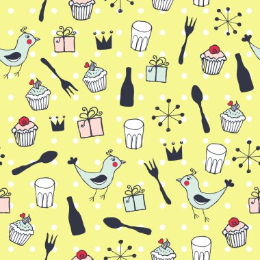 şirin tatil seamless modeli