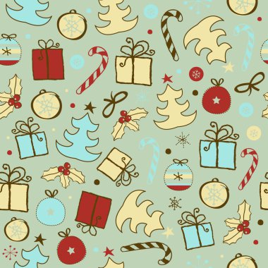 Renkli Noel arka plan