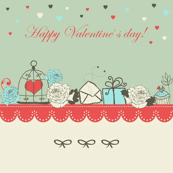 Cartão Valentine —  Vetores de Stock