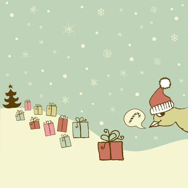 Funny Christmas set — Stock Vector