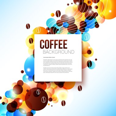 parlak kahve arka plan ile parlama efekti.