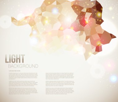 Sununuz için aydınlık ve parlak sayfa düzeni.