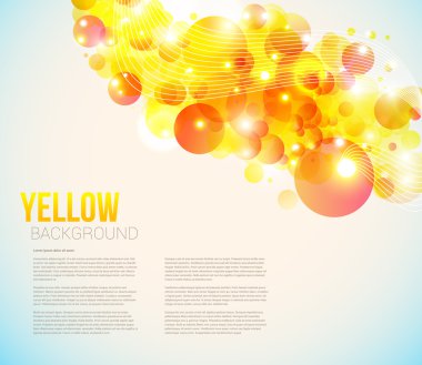 parlak, sıcak renkler sununuzdaki için sayfa düzeni.