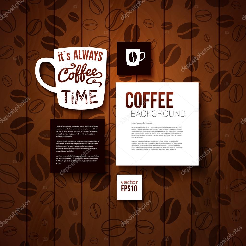 Design template for Your coffee shop.