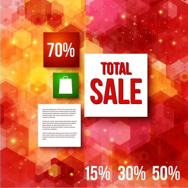 Christmas sale layout with place for Your advertisement. Vector illustration. — Stock Vector