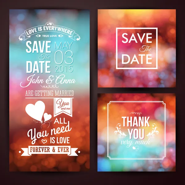 Invitation de mariage — Image vectorielle