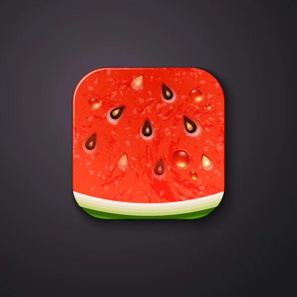 Slice of watermelon — Stock Vector