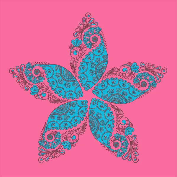 Mendi fleur — Image vectorielle