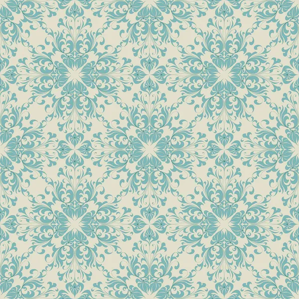 Naadloze vintage wallpaper patroon — Stockvector