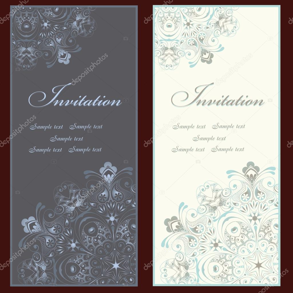 Collection of invitation cards