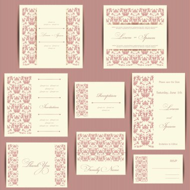 düğün davetiye kümesi