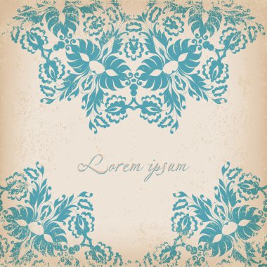 yuvarlak dantel kartı