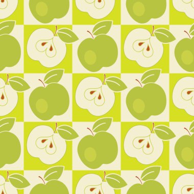 Dikişsiz apple desen