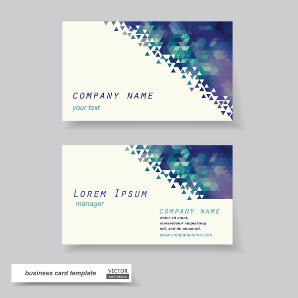 Business cards set illustration. — Stock Photo, Image