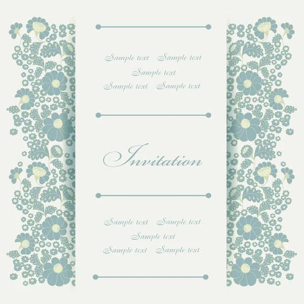 Ensemble de cartes d'invitation de mariage — Photo