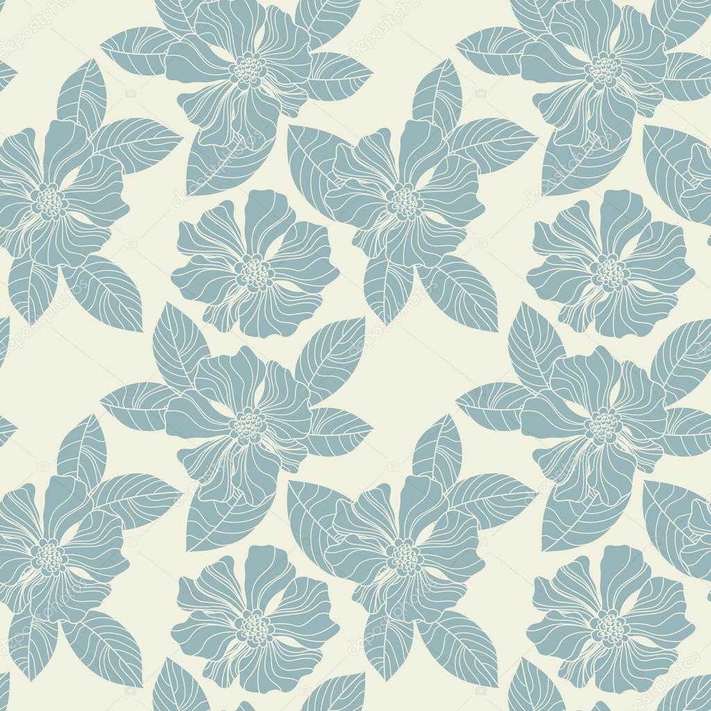 Seamless vintage wallpaper pattern.